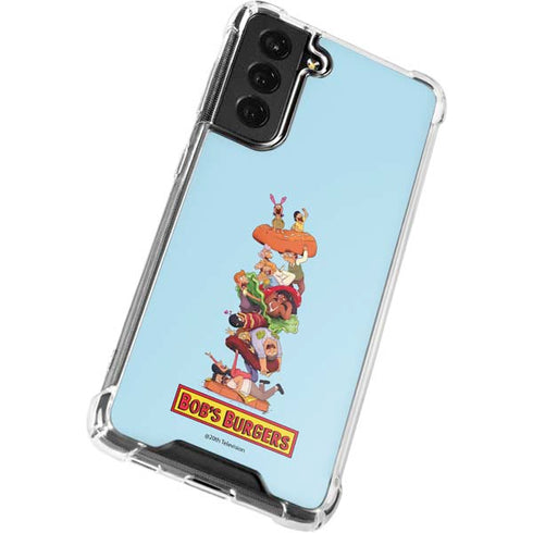 Bobs Burgers Stacked Galaxy S21 FE Clear Case